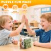 New Design 2 in 1 3D Maze Magic Cube Stress Relief Toys for Kids Fidget Toys Multicolor Labyrinth Magic Steel Ball Cube Toys - Image 21
