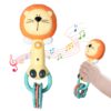 Cute Animal Appease Lighting Hand Musical Stick Toys Newborn Baby Rattle - Image 11