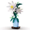 Factory Plastic Flower Bouquet Building Blocks Bricks Set Custom OEM ODM Home Decoration and Toy for Kids - Image 13
