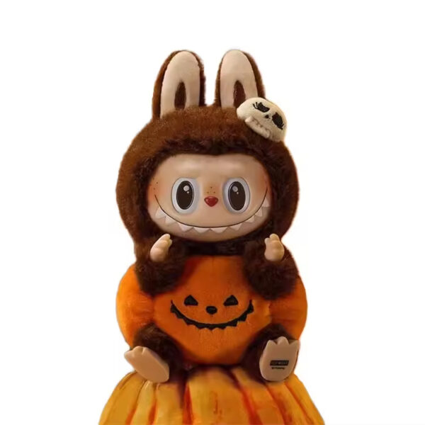 Wholesale Pop Mart Halloween Toy Doll Cute Labubu Monster Pumpkin Blind Box - Image 2