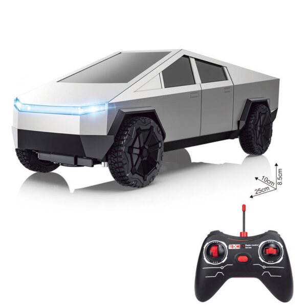 1:24 Cybertruck Pickup Alloy Metal Off-road Vehicles Simulation Sound and Light Car Model - Image 2