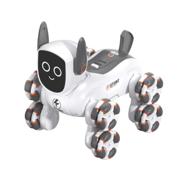 Eight-wheel Multi-function Dual Remote Control Robot Dog Toy Watch Hand Gesture Remote Control RC Stunt Cars - Image 2