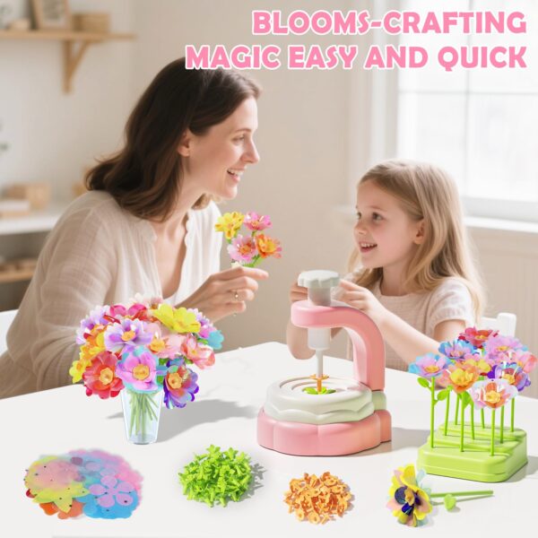 Handmade Fabric Flower Bouquets Toy DIY Flower Craft Kits Build Your Own Bouquet Arts Crafts Toy - Image 14