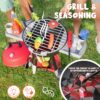 34 Pcs BBQ Play Grill Kitchen Toy Set Barbecue Cooking Play Set With Realistic Light Sound for Kid - Image 19