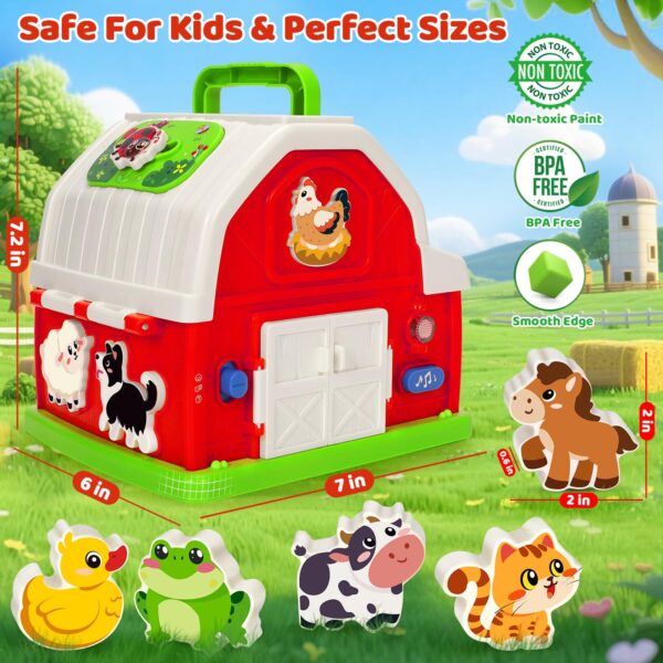 Learning Moving Infant Children’s Plane Elephant Player Doll Kids Music Toys Musical Barn Farm Animal Set - Image 12