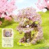 New Arrival Beautiful Building Block Set Cherry Bloom Tree House with Cute Panda Romantic Cherry Tree House Block Set - Image 17