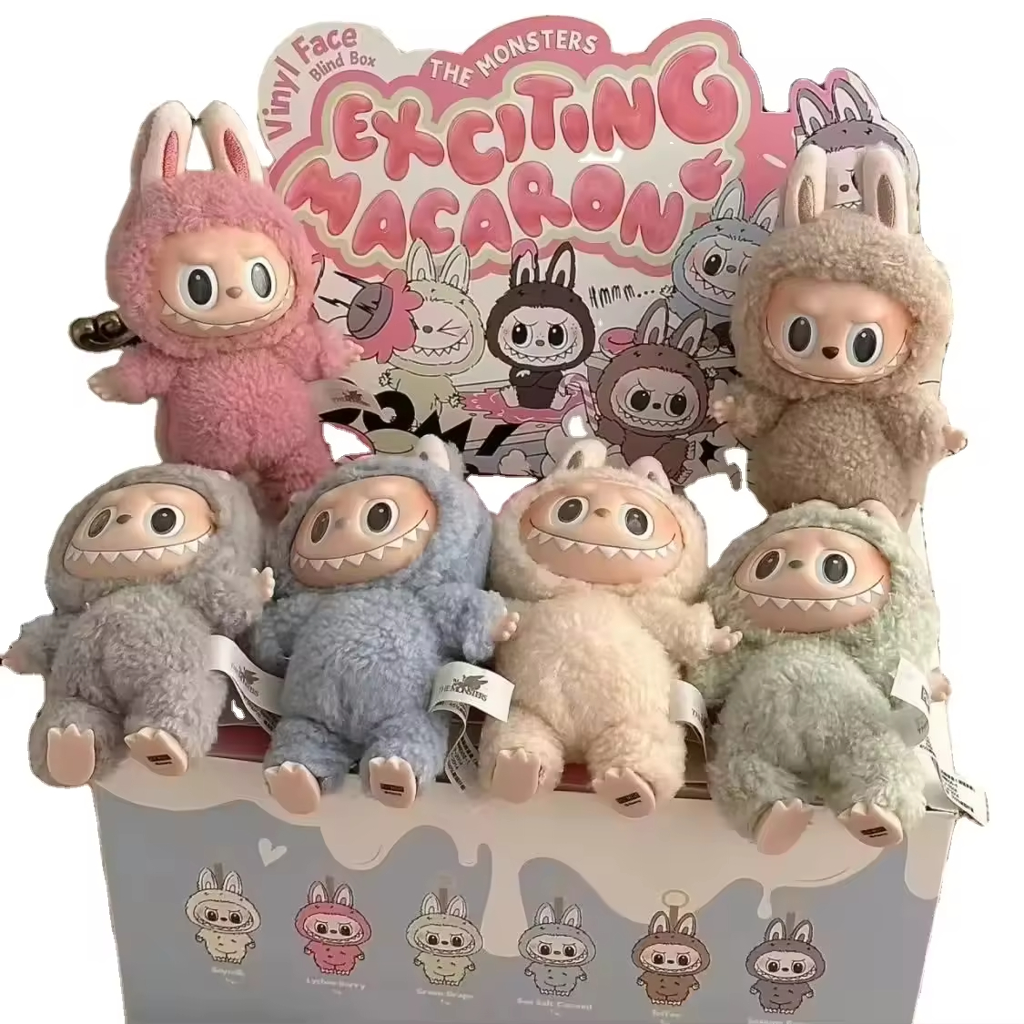 Wholesale Pop Mart V3 Blind Box Dolls 6Pcs Vinyl Plush Figure Labubu Set - Image 11