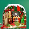 Popular Christmas Album Book Creative Building Block Set Santa Claus Story Book Creative Building Block Toy for Kids - Image 14