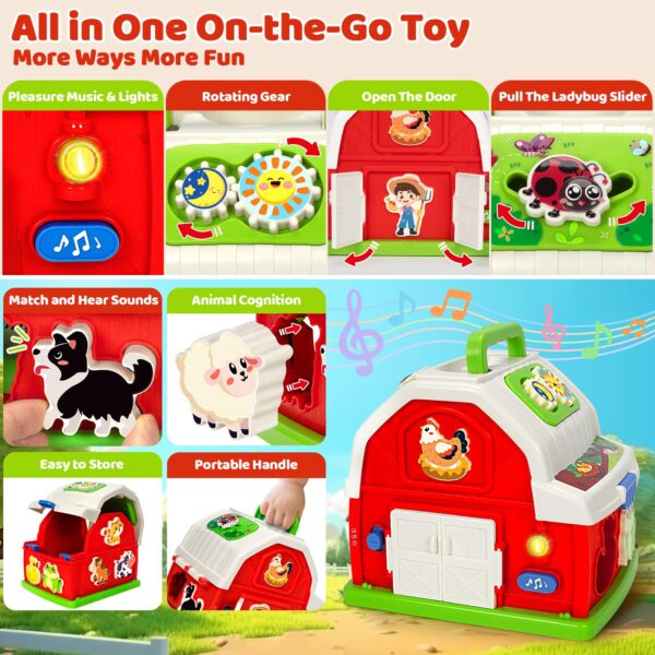 Learning Moving Infant Children’s Plane Elephant Player Doll Kids Music Toys Musical Barn Farm Animal Set - Image 10