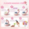 Handmade Fabric Flower Bouquets Toy DIY Flower Craft Kits Build Your Own Bouquet Arts Crafts Toy - Image 19