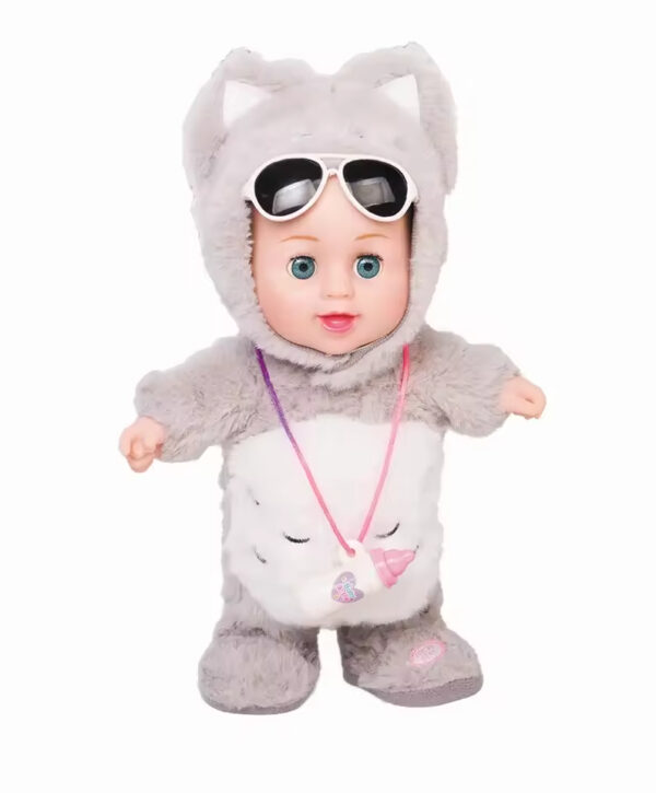 Children Electric Walking Doll Interactive Intelligent Sensing Feeding Bottle Plush Doll Toy - Image 6