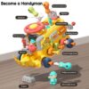 Busy Board Screw Nail Toys Diy Engineering Bus Assembly Disassembly Machinery Educational Screw Toys for Kids - Image 19