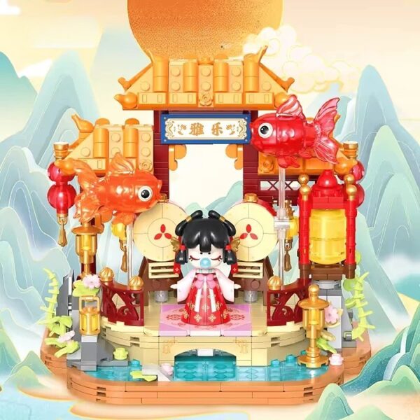 Unisex ABS Plastic Educational Baby Chinese Style Building Block Set Toy Model Birthday Gift Packaged in Box - Image 6