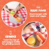 34 Pcs BBQ Play Grill Kitchen Toy Set Barbecue Cooking Play Set With Realistic Light Sound for Kid - Image 17