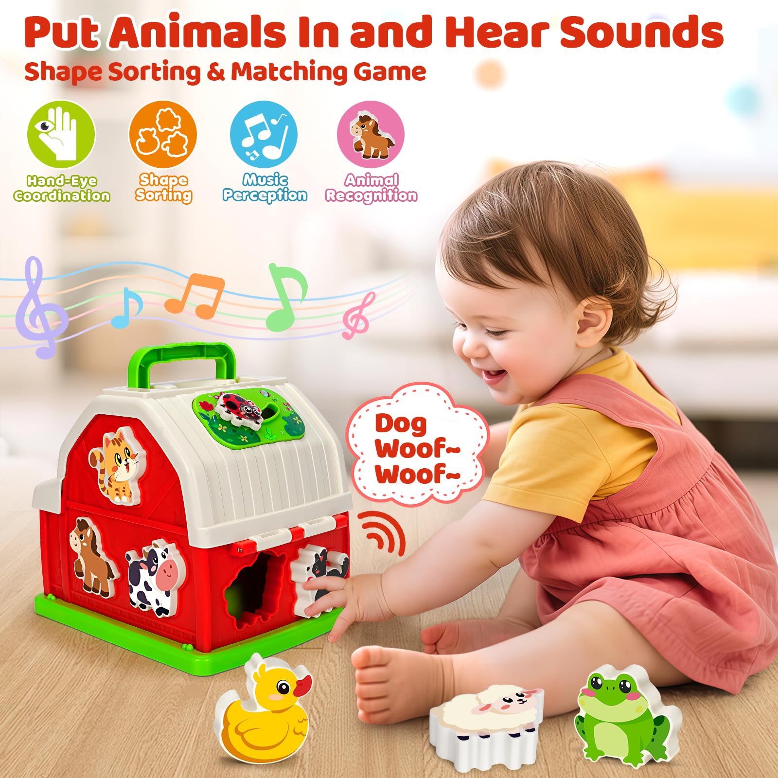 Learning Moving Infant Children’s Plane Elephant Player Doll Kids Music Toys Musical Barn Farm Animal Set - Image 7