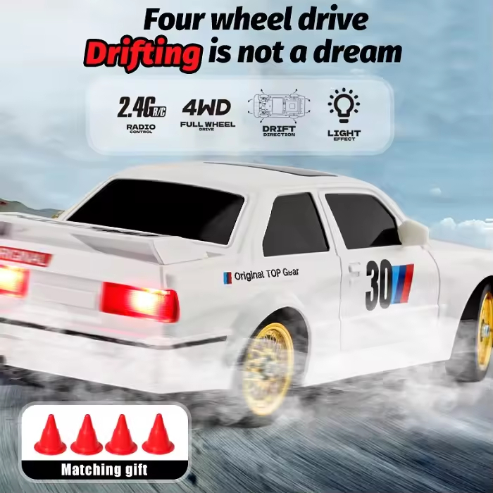 1/16 2.4ghz 4WD Remote Control Drift Racing Vehicle Toy - Image 3