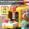 Busy Board Screw Nail Toys Diy Engineering Bus Assembly Disassembly Machinery Educational Screw Toys for Kids - Image 18
