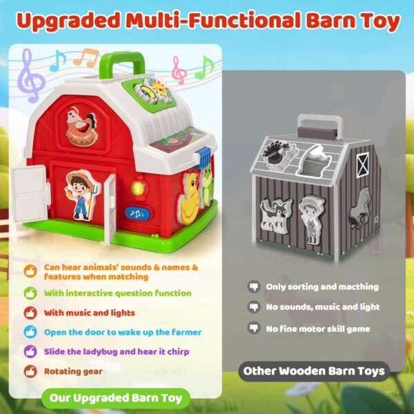 Learning Moving Infant Children’s Plane Elephant Player Doll Kids Music Toys Musical Barn Farm Animal Set - Image 6