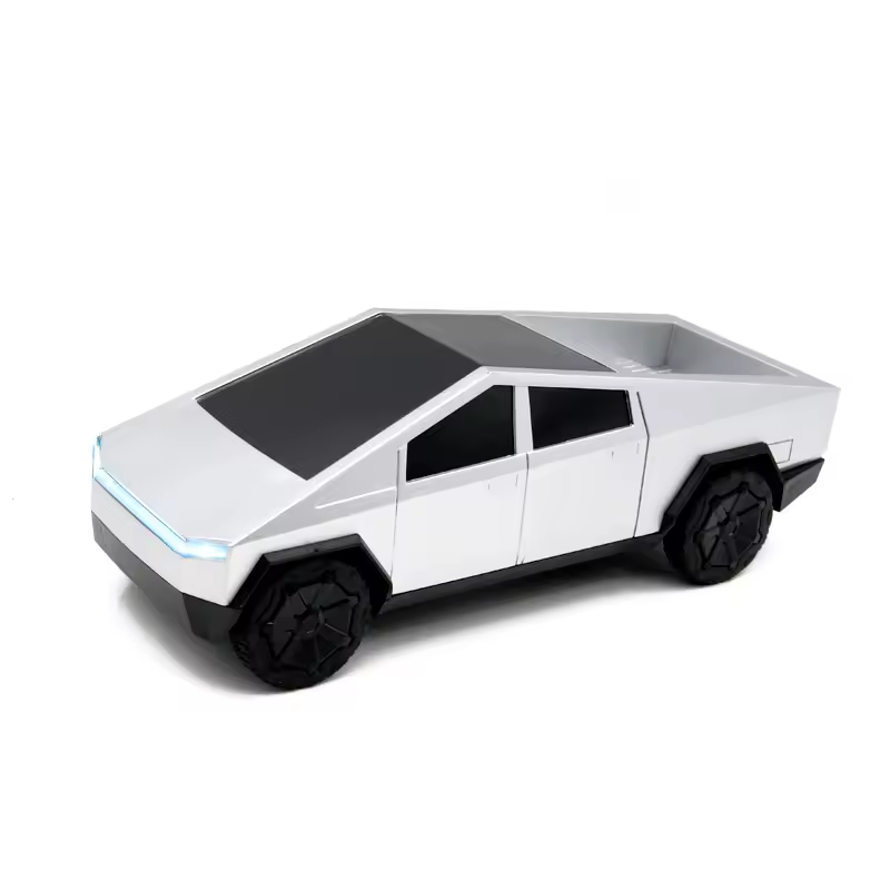 1:24 Cybertruck Pickup Alloy Metal Off-road Vehicles Simulation Sound and Light Car Model - Image 4