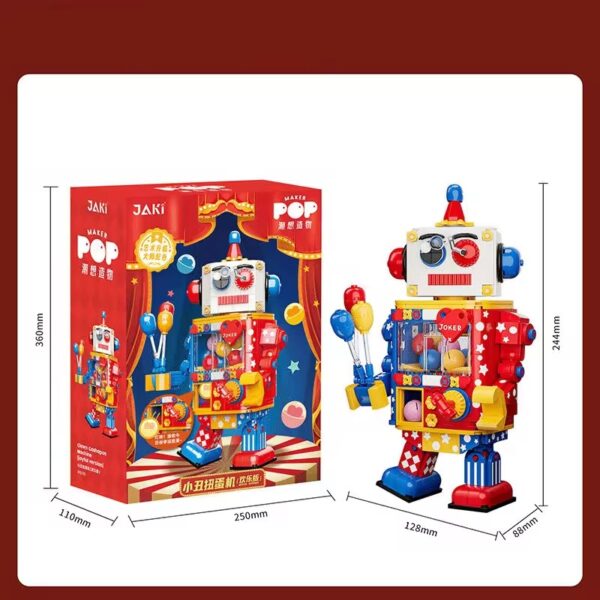 Funky Deformation Cartoon Model Assemble Robot Building Block Toy for Child Engineering Learning - Image 4