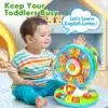 Montessori Baby Interactive Ferris Wheel Spin and Sing Alphabet Zoo Educational Toys for Kids Learning - Image 25