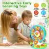 Montessori Baby Interactive Ferris Wheel Spin and Sing Alphabet Zoo Educational Toys for Kids Learning - Image 24