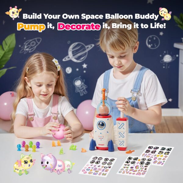 Creative Arts Crafts DIY Space Magic Balloon Craft Kit for Kids Birthday Gift with Balloons Accessories - Image 8