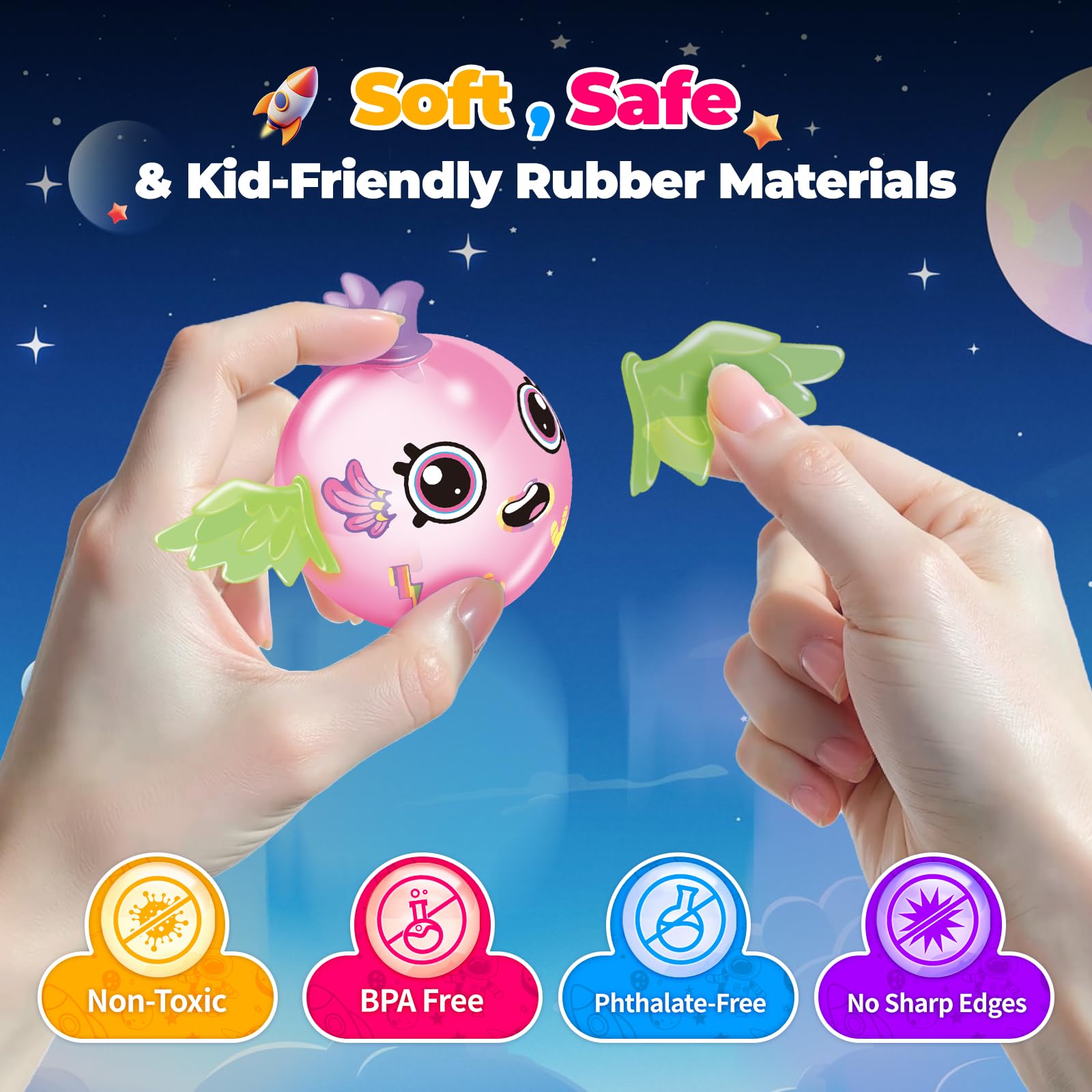 Creative Arts Crafts DIY Space Magic Balloon Craft Kit for Kids Birthday Gift with Balloons Accessories - Image 5