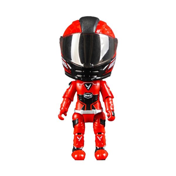 Diecast Toys Plastic Transforming Racing Drivers Toys Motorcycle Rider Figures for Kids - Image 2