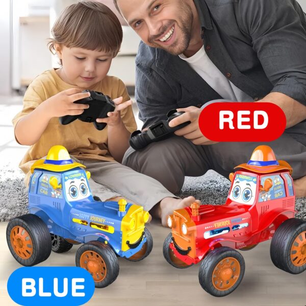 New 2.4G Crazy Stunt Jumping Car Funny Electric Remote Control Stunt Dancing Toy Car With Music Light - Image 12
