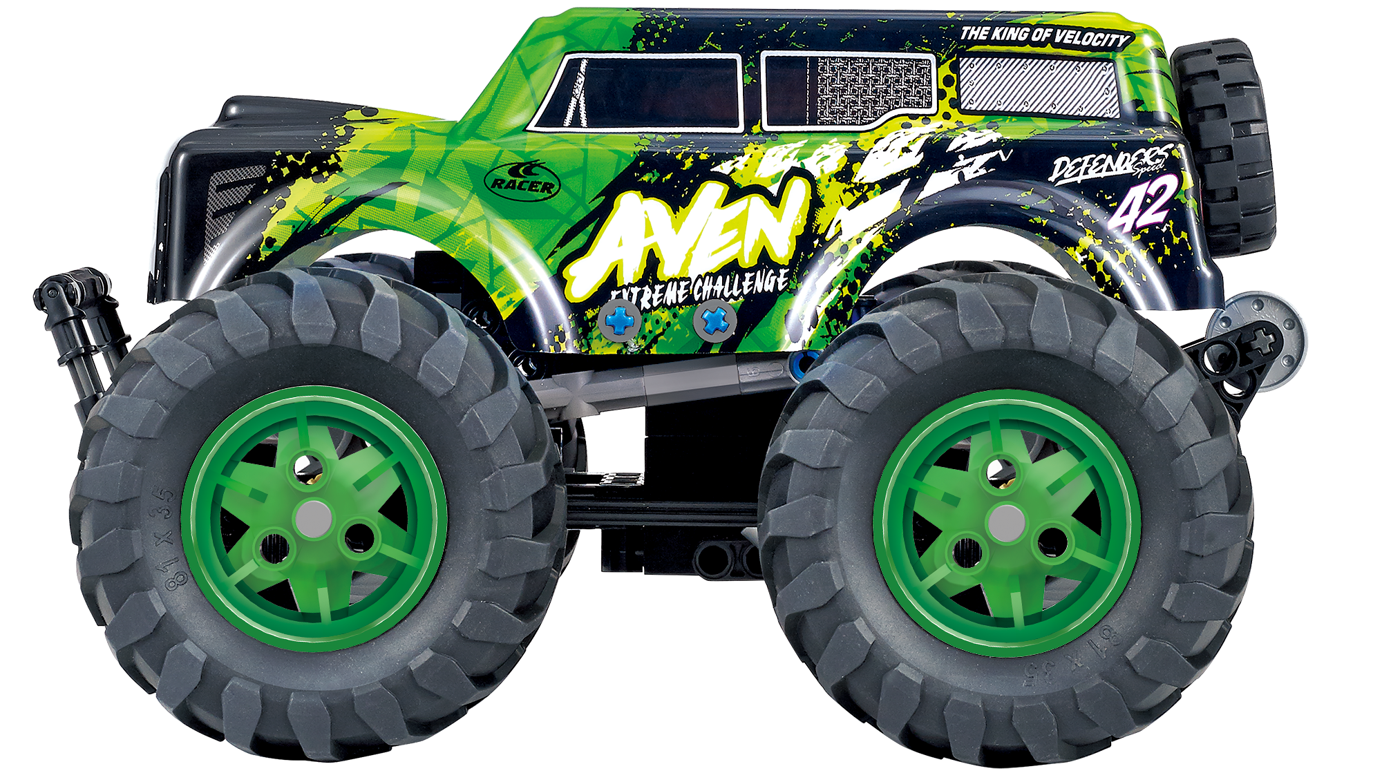 Big Foot RC Off-Road Climbing Building Block Toy Car - Image 10