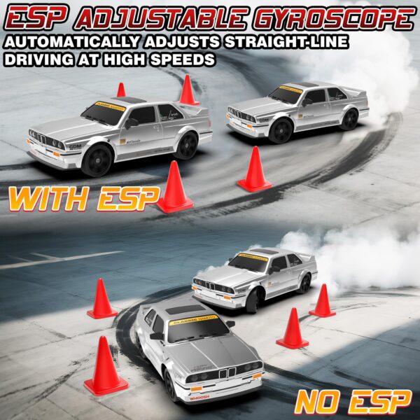 1:16 4WD 2.4GHz 50km/H High Speed Remote Control Drift Car with Gyro - Image 10