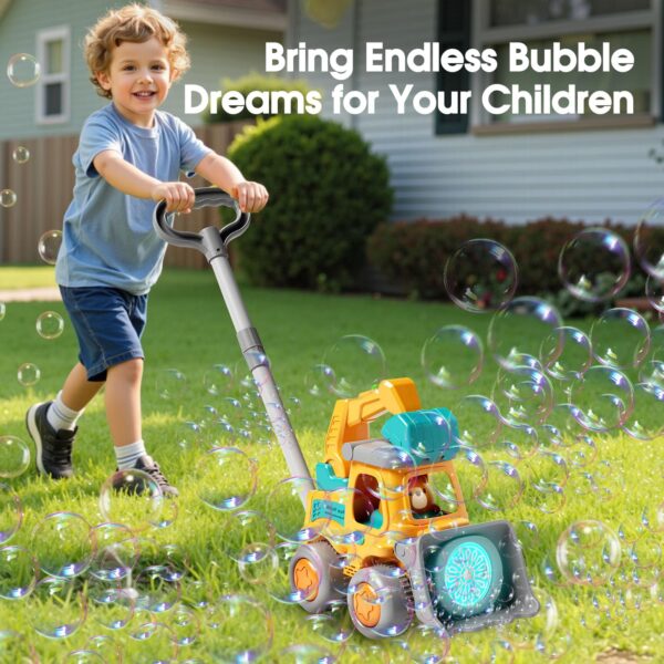 Bubble Toys for Kids Outdoor Cartoon Engineering Cart Toys Kids Bubble Machine Kids Birthday Present Party Party Toy - Image 8