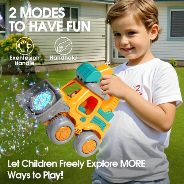 Bubble Toys for Kids Outdoor Cartoon Engineering Cart Toys Kids Bubble Machine Kids Birthday Present Party Party Toy - Image 10