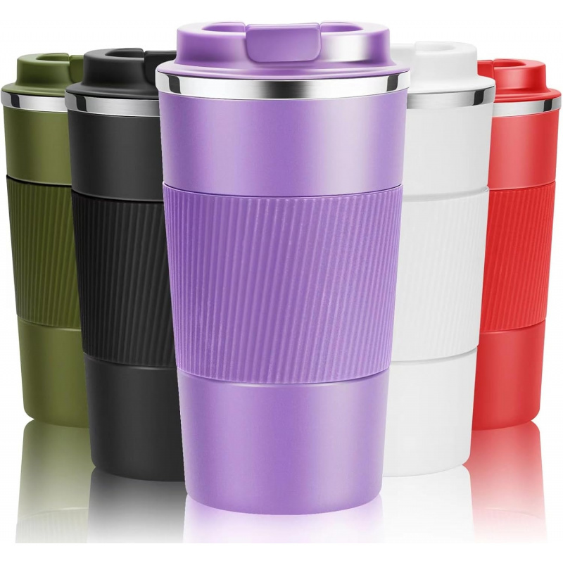17oz Travel Coffee Cups Insulated Mug Thermal Tumbler to Go - Image 6