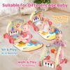 2 in 1 Multifunction Infant Activity Gym Adjustable Baby Walker Piano Fitness Play Mat Toy - Image 19