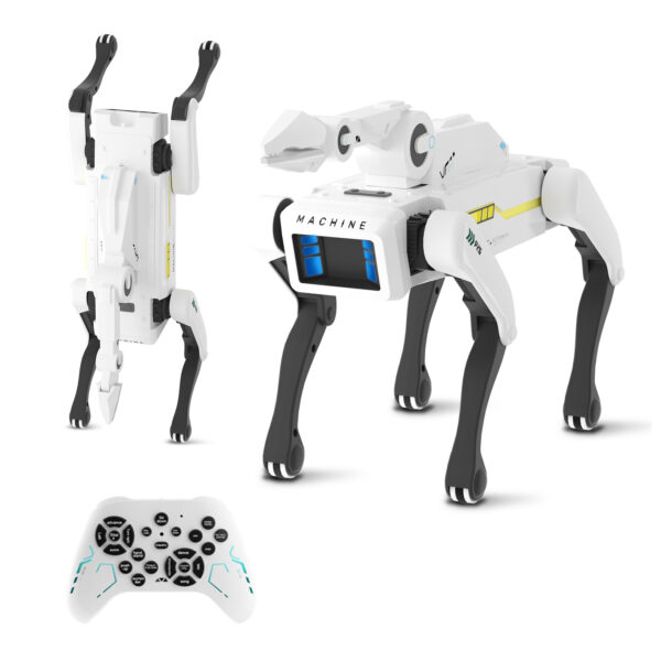 Interactive Robot Dog App-Enabled STEM Learning RC Fire Bullet Robot Dog Funny Multifunctional Smart Robotic Toy for Kids - Image 2