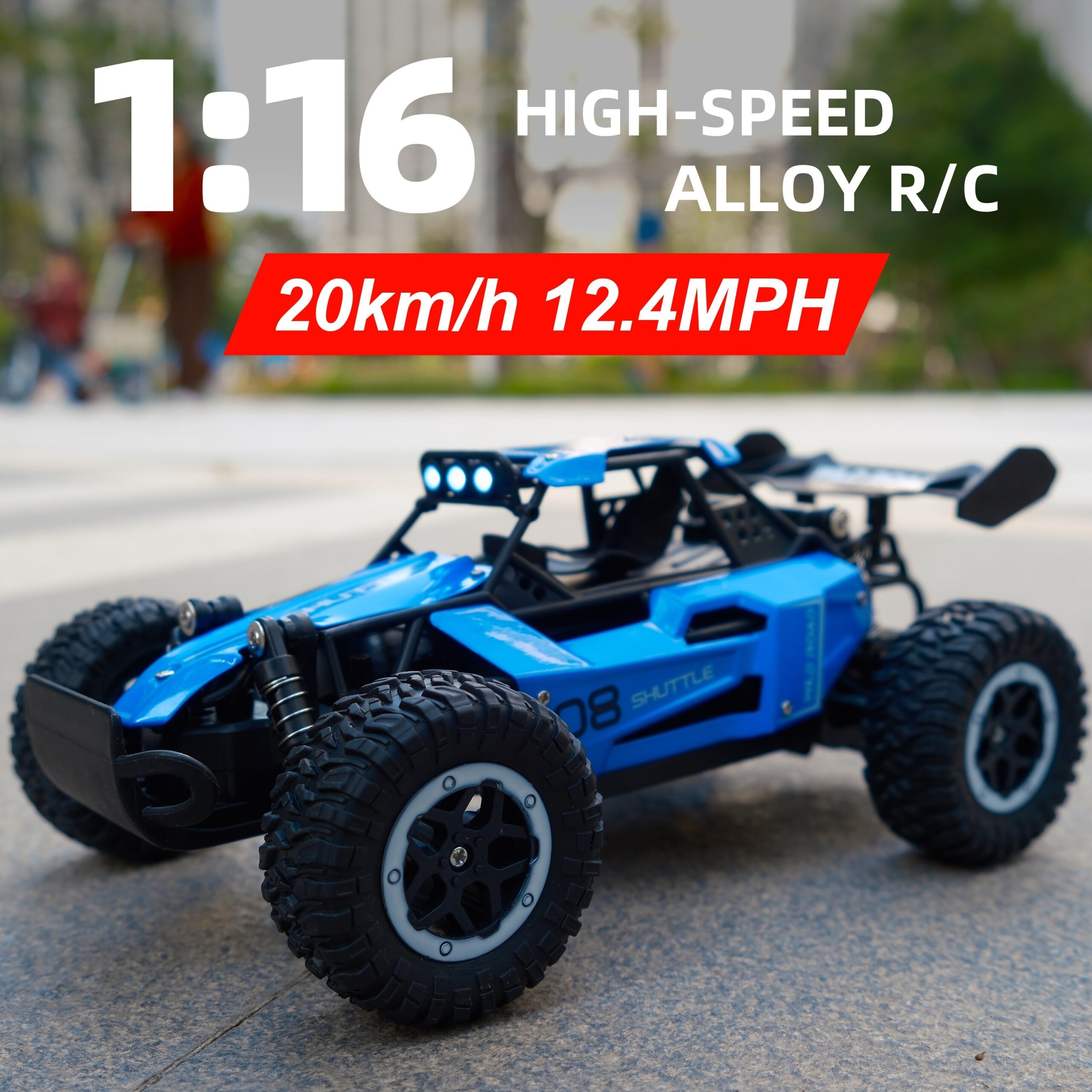 1:16 Cheap High-Speed Buggy Racing 2.4G Alloy 5CH Remote Control Off-road Toy Car - Image 8